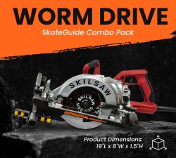 SKATEPLATE® WORMDRIVE & SKATEGUIDE® COMBO  <div class="lr-blades">- FOR LEFT BLADE CIRCULAR SAWS</div> - Image 5
